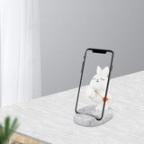Maxbell Bunny Desktop Phone Holder Creative Bracket Cradle Figurine for Home Office Standing
