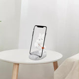 Maxbell Bunny Desktop Phone Holder Creative Bracket Cradle Figurine for Home Office Standing