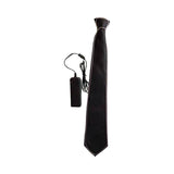 Maxbell Novelty LED Necktie Gifts Silk Funny for Festival Fashion Show Cosplay White