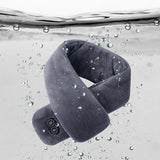 Maxbell Electric Heating Scarf 4 Vibration Mode Warm Soft for Winter Skiing Unisex  Pink