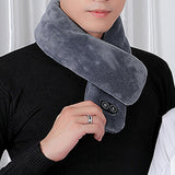 Maxbell Electric Heating Scarf 4 Vibration Mode Warm Soft for Winter Skiing Unisex  Pink