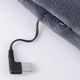 Maxbell Electric Heating Scarf 4 Vibration Mode Warm Soft for Winter Skiing Unisex  Pink