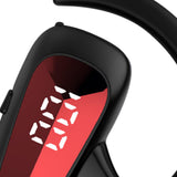 Maxbell Wireless Headset LED Display Calling Sweatproof HiFi for Office Sports Red