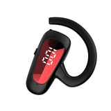 Maxbell Wireless Headset LED Display Calling Sweatproof HiFi for Office Sports Red
