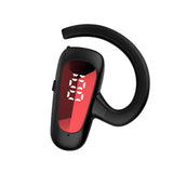 Maxbell Wireless Headset LED Display Calling Sweatproof HiFi for Office Sports Red