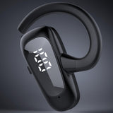 Maxbell Wireless Headset LED Display Calling Sweatproof HiFi for Office Sports Blue