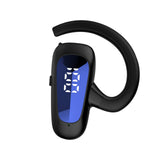 Maxbell Wireless Headset LED Display Calling Sweatproof HiFi for Office Sports Blue