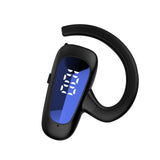 Maxbell Wireless Headset LED Display Calling Sweatproof HiFi for Office Sports Blue