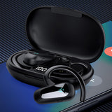 Maxbell Wireless Headset Built in Microphone HiFi V5.2 for Sports Fitness Workout Red
