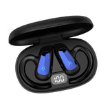 Maxbell Wireless Headset Built in Microphone HiFi V5.2 for Sports Fitness Workout Blue