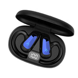Maxbell Wireless Headset Built in Microphone HiFi V5.2 for Sports Fitness Workout Blue