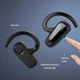 Maxbell Wireless Headset Built in Microphone HiFi V5.2 for Sports Fitness Workout Green