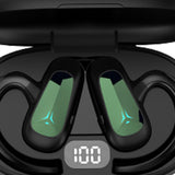 Maxbell Wireless Headset Built in Microphone HiFi V5.2 for Sports Fitness Workout Green