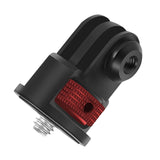Maxbell mount Adapter Adjustable for Camera Light Stand Selfie Stick Red