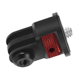 Maxbell mount Adapter Adjustable for Camera Light Stand Selfie Stick Red