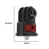 Maxbell mount Adapter Adjustable for Camera Light Stand Selfie Stick Red