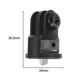 Maxbell mount Adapter Adjustable for Camera Light Stand Selfie Stick Argent
