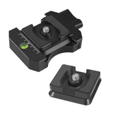 Maxbell Quick Release Plate Nonslip Pad Mounting Clip for Digital Camera DSLR Slr Plate Clamp Set
