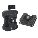 Maxbell Quick Release Plate Nonslip Pad Mounting Clip for Digital Camera DSLR Slr Plate Clamp Set