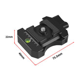 Maxbell Quick Release Plate Nonslip Pad Mounting Clip for Digital Camera DSLR Slr Plate Clamp Set