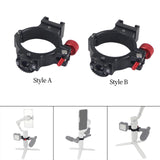 Maxbell Ring Clamp Adapter Gimbal Mic Mount for Mobile 5 Video Microphone ARRI