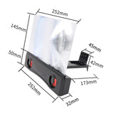 Maxbell Portable Phone Screen Magnifier Wired Speaker Magnifying Folding for Videos
