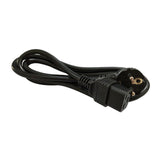 Maxbell EU C19 power Adapter AC Power Cable Low Resistance 1.8M Long Black