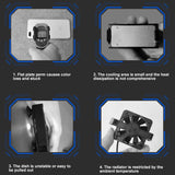 Maxbell Maxbell with Display Mobile Phone Cooling Radiator Silent LED Light for Outdoor Vlog