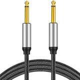 Maxbell 6.35mm Instrument Cable Unbalanced jack Guitar Patch Cords for Speaker 1M