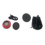 Maxbell phone Camera Lens Kit 0.45x Super Wide Angle Micro Lens for Tablet Red