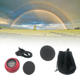 Maxbell phone Camera Lens Kit 0.45x Super Wide Angle Micro Lens for Tablet Red