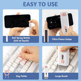 Maxbell Electronics Cleaning Set Keycap Puller Buckle for Headphones Watch Pink