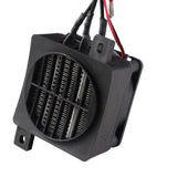 Maxbell Heater 24V 12V DC Fan Thermostatic Egg Incubator Heater PTC Fan heater 12V 70W