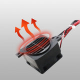 Maxbell Heater 24V 12V DC Fan Thermostatic Egg Incubator Heater PTC Fan heater 12V 100W