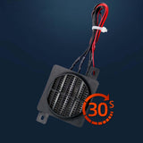 Maxbell Heater 24V 12V DC Fan Thermostatic Egg Incubator Heater PTC Fan heater 12V 180W