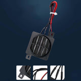 Maxbell Heater 24V 12V DC Fan Thermostatic Egg Incubator Heater PTC Fan heater 24V 300W