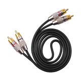 Maxbell Maxbell 2RCA to 2RCA Stereo Audio Cable Multipurpose for Subwoofer Home Audio 0.5m