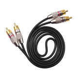 Maxbell Maxbell 2RCA to 2RCA Stereo Audio Cable Multipurpose for Subwoofer Home Audio 0.5m
