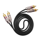 Maxbell Maxbell 2RCA to 2RCA Stereo Audio Cable Multipurpose for Subwoofer Home Audio 0.5m