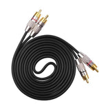 Maxbell Maxbell 2RCA to 2RCA Stereo Audio Cable Multipurpose for Subwoofer Home Audio 0.5m