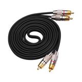 Maxbell Maxbell 2RCA to 2RCA Stereo Audio Cable Multipurpose for Subwoofer Home Audio 0.5m
