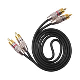 Maxbell Maxbell 2RCA to 2RCA Stereo Audio Cable Multipurpose for Subwoofer Home Audio 1m