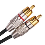 Maxbell Maxbell 2RCA to 2RCA Stereo Audio Cable Multipurpose for Subwoofer Home Audio 1m