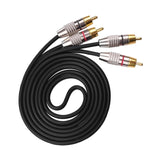 Maxbell Maxbell 2RCA to 2RCA Stereo Audio Cable Multipurpose for Subwoofer Home Audio 1.5m