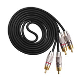 Maxbell Maxbell 2RCA to 2RCA Stereo Audio Cable Multipurpose for Subwoofer Home Audio 1.5m