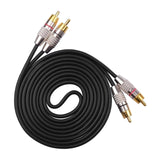 Maxbell Maxbell 2RCA to 2RCA Stereo Audio Cable Multipurpose for Subwoofer Home Audio 2m