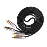 Maxbell Maxbell 2RCA to 2RCA Stereo Audio Cable Multipurpose for Subwoofer Home Audio 3 Meters