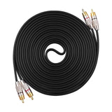 Maxbell Maxbell 2RCA to 2RCA Stereo Audio Cable Multipurpose for Subwoofer Home Audio 5m