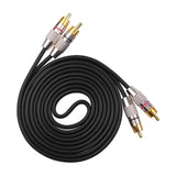 Maxbell Maxbell 2RCA to 2RCA Stereo Audio Cable Multipurpose for Subwoofer Home Audio 5m