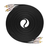 Maxbell Maxbell 2RCA to 2RCA Stereo Audio Cable Multipurpose for Subwoofer Home Audio 5m